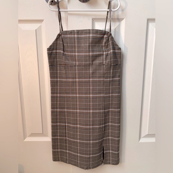 Garage Plaid Fitted Mini Dress | Women’s Size S/P - Picture 1 of 7